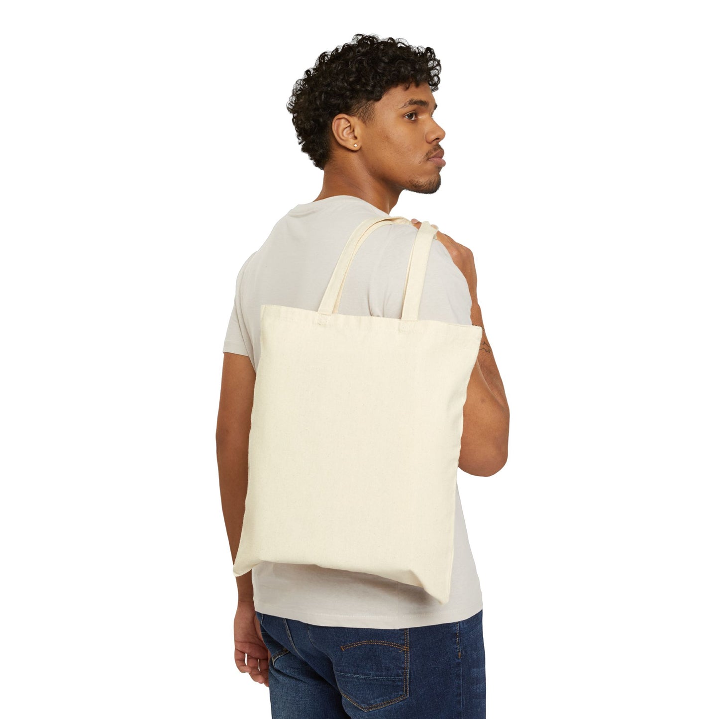 Vintage Themed Capri Cotton Canvas Tote Bag, Eco-Friendly Beach Bag, Travel Bag, Gift for Her, Vacation Accessories