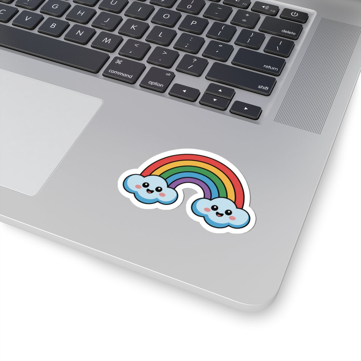 Cute Rainbow Kiss-Cut Stickers | Whimsical Cloud Design, Laptop Decals, Planner Stickers, Kids' Party Favors, Fun Gifts