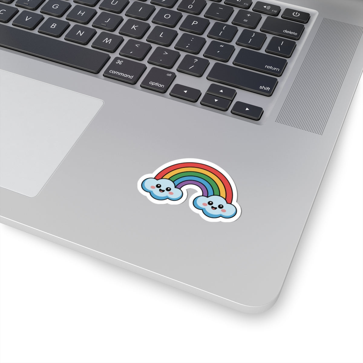 Cute Rainbow Kiss-Cut Stickers | Whimsical Cloud Design, Laptop Decals, Planner Stickers, Kids' Party Favors, Fun Gifts
