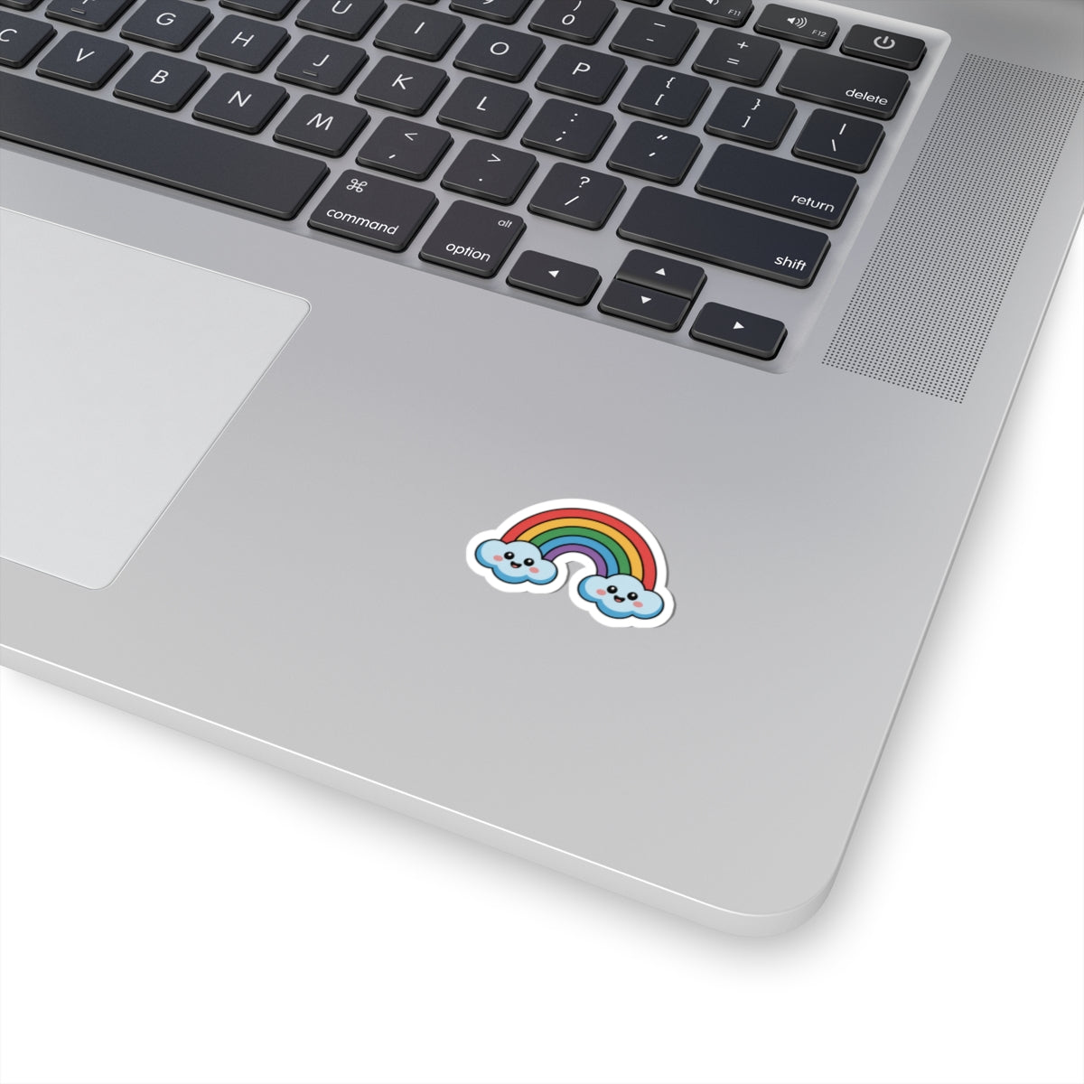 Cute Rainbow Kiss-Cut Stickers | Whimsical Cloud Design, Laptop Decals, Planner Stickers, Kids' Party Favors, Fun Gifts