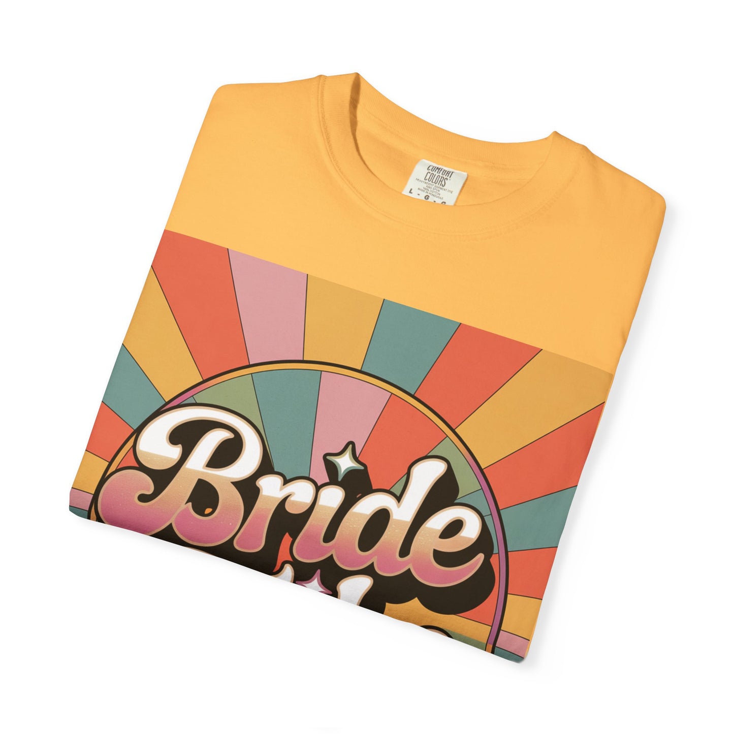 Bride Tribe Garment-Dyed T-Shirt, Wedding Party Tee, Bridal Shower Gift, Bachelorette Weekend, Unisex Retro Style