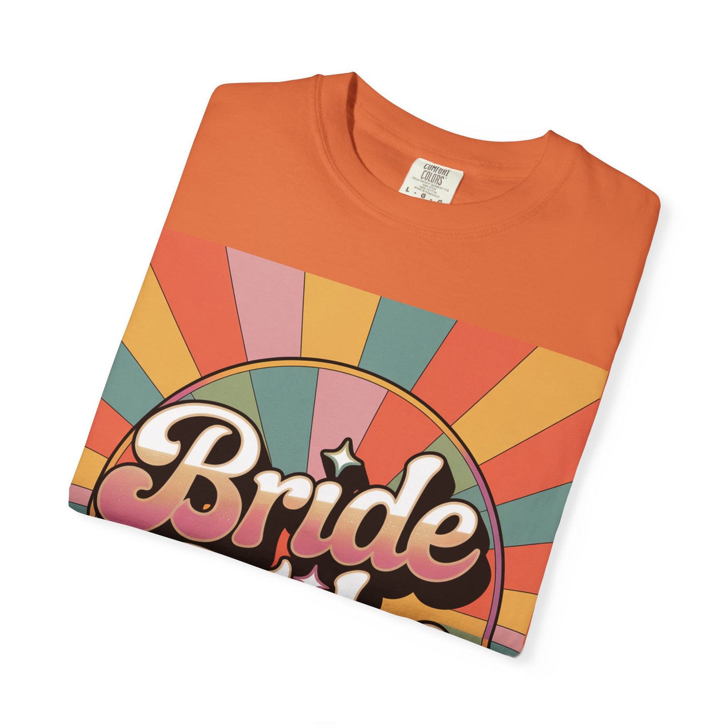 Bride Tribe Garment-Dyed T-Shirt, Wedding Party Tee, Bridal Shower Gift, Bachelorette Weekend, Unisex Retro Style