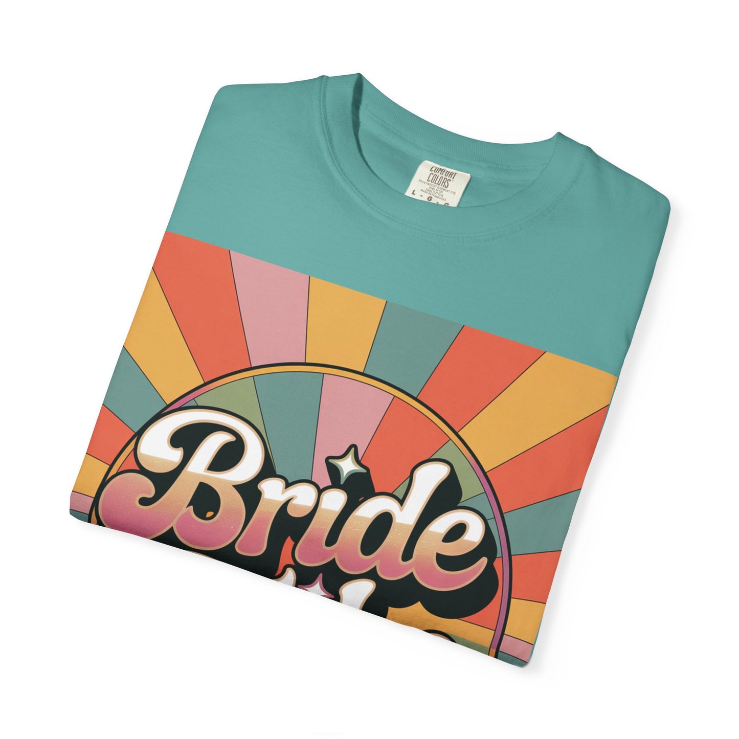 Bride Tribe Garment-Dyed T-Shirt, Wedding Party Tee, Bridal Shower Gift, Bachelorette Weekend, Unisex Retro Style