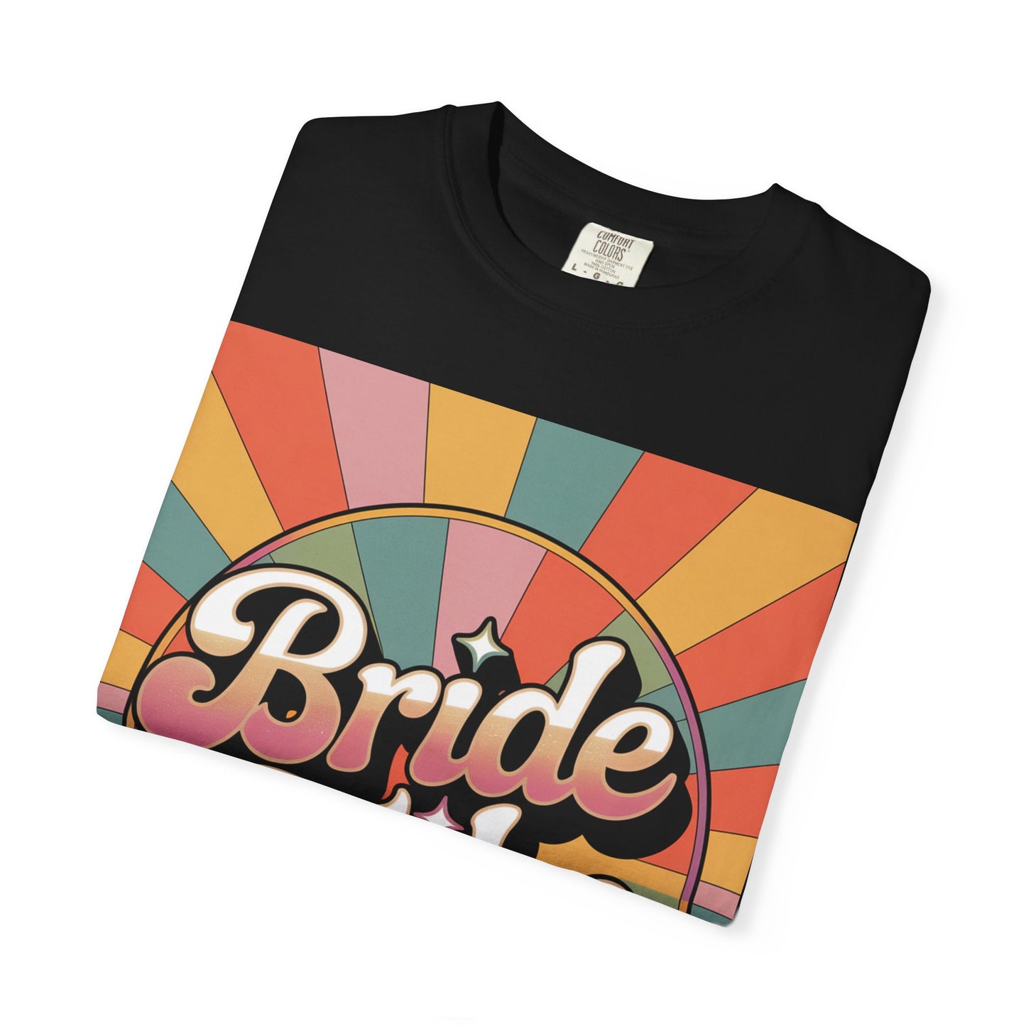 Bride Tribe Garment-Dyed T-Shirt, Wedding Party Tee, Bridal Shower Gift, Bachelorette Weekend, Unisex Retro Style