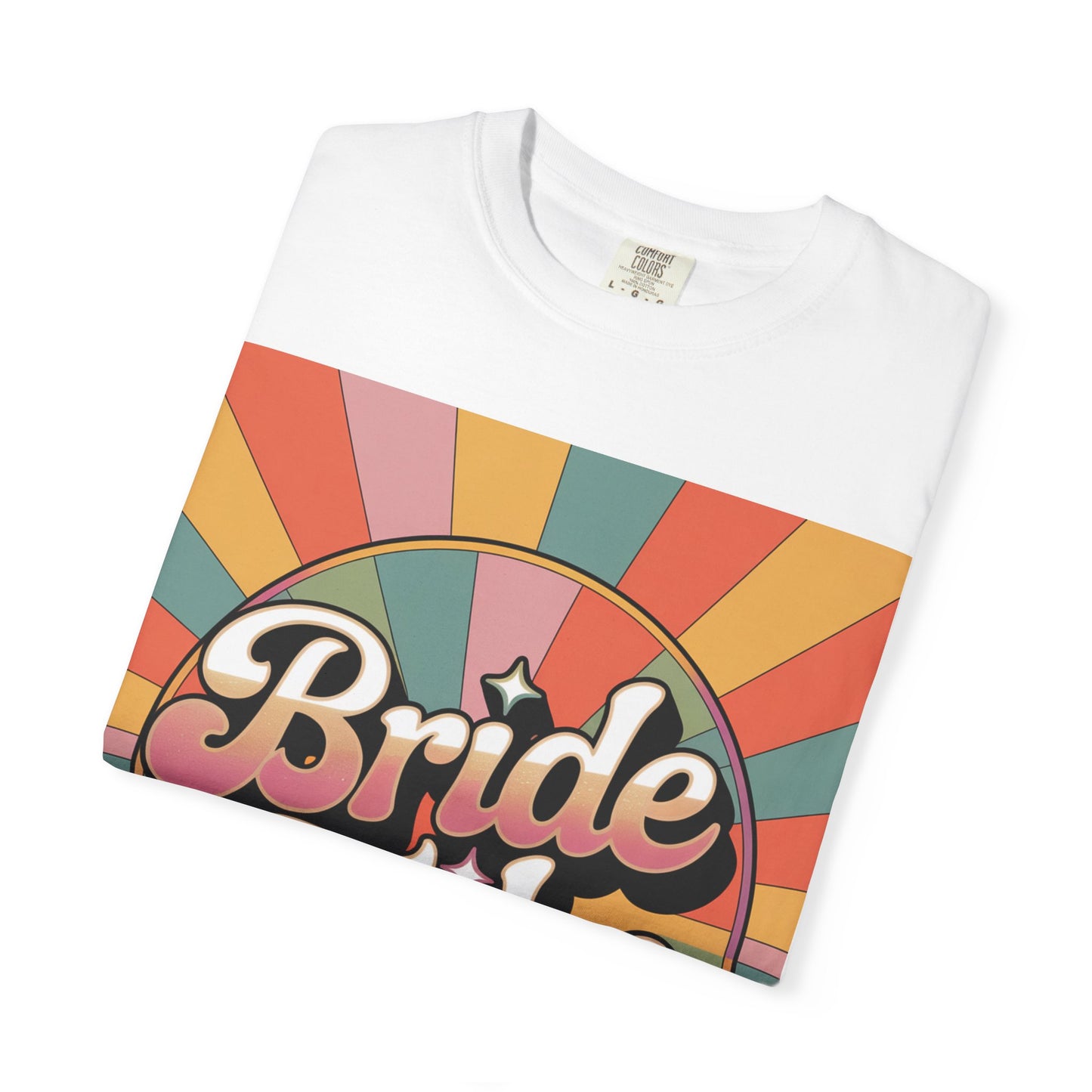 Bride Tribe Garment-Dyed T-Shirt, Wedding Party Tee, Bridal Shower Gift, Bachelorette Weekend, Unisex Retro Style